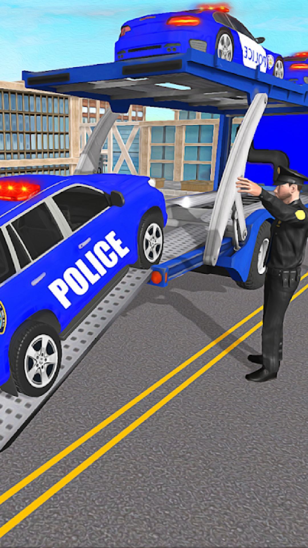 警察运输卡车3D截图4