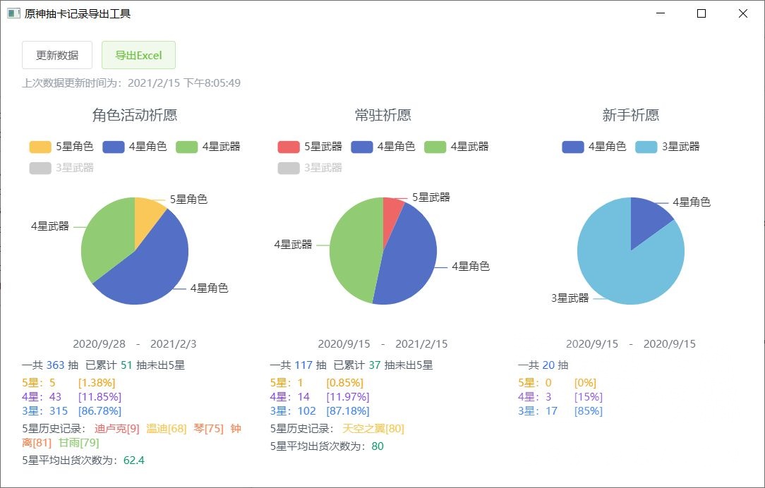 原神抽卡数据导出截图3