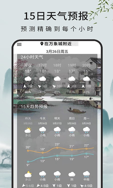 一毫天气预报截图4