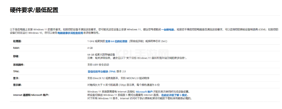 win11系统最低配置要求是什么的介绍