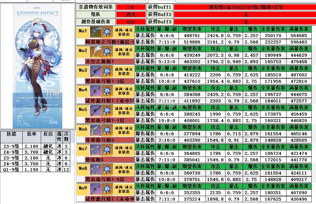 原神甘雨武器推荐：甘雨武器选择攻略[多图]