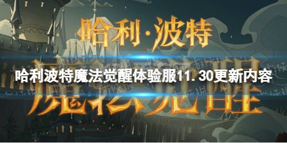 《哈利波特魔法觉醒》体验服11.30更新内容 体验服11月30日更新公告