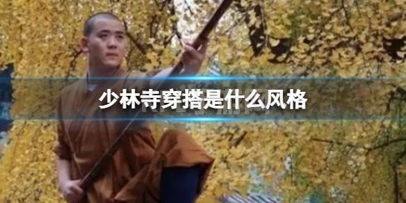 少林寺穿搭是什么风格 少林寺穿搭梗介绍